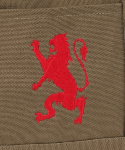 GIORDANO（ジョルダーノ）の「[GIORDANO]ライオン刺繍キャンバストートバッグM (2015年モデル)（トートバッグ・メンズ・ブラック/カーキ/ネイビー/オレンジ/ブラック×ゴールド・FREE）」の19枚目の写真