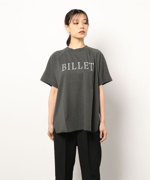 Samansa Mos2(サマンサ モスモス)の「ロゴ刺繍フレンチスリーブTシャツ(Tシャツ/カットソー・レディース・オフホワイト/グリーン/ベージュ/チャコール・フリ-)」の15枚目の写真