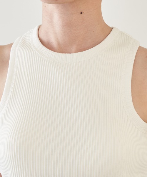 Whim Gazette（ウィムガゼット）の「【THE PAUSE】アメショルブラトップ（タンクトップ・レディース・ネイビー/オフホワイト・FREE）」の18枚目の写真