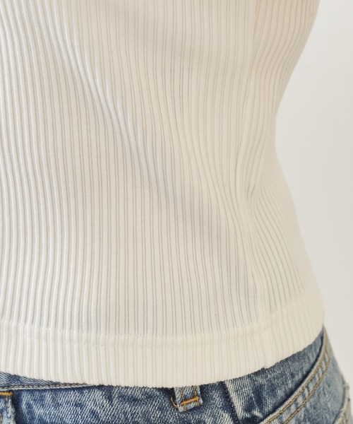 Whim Gazette（ウィムガゼット）の「【THE PAUSE】アメショルブラトップ（タンクトップ・レディース・ネイビー/オフホワイト・FREE）」の6枚目の写真