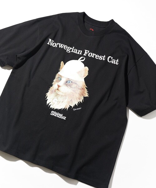 FREAK'S STORE（フリークスストア）の「SAUVENIR/サウベニア ノルウェーフォレスト/アニマル/サウナ/リンガーTEE（Tシャツ/カットソー・メンズ・ホワイト/アッシュグレー/ブラック/ホワイト系その他・SMALL/MEDIUM/LARGE）」の9枚目の写真