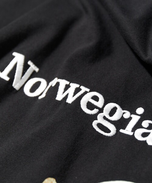 FREAK'S STORE（フリークスストア）の「SAUVENIR/サウベニア ノルウェーフォレスト/アニマル/サウナ/リンガーTEE（Tシャツ/カットソー・メンズ・ホワイト/アッシュグレー/ブラック/ホワイト系その他・SMALL/MEDIUM/LARGE）」の11枚目の写真