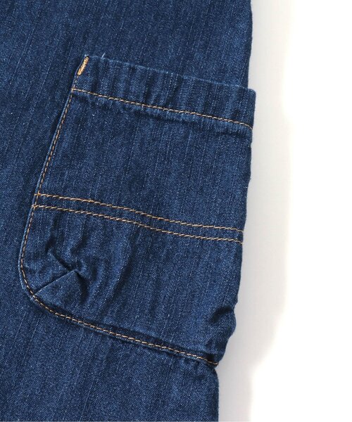 BREEZE（ブリーズ）の「Vネックジャンパースカート（ジャンパースカート・キッズ・キナリ/ブルー・90/100/120/140/110/130/80）」の8枚目の写真