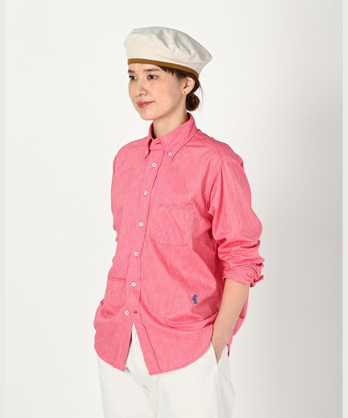 45R（フォーティファイブアール）の「ジンバオックスの908オーシャンシャツ（シャツ/ブラウス・レディース・ホワイト/ブルー/レッド・X-SMALL/SMALL）」の7枚目の写真