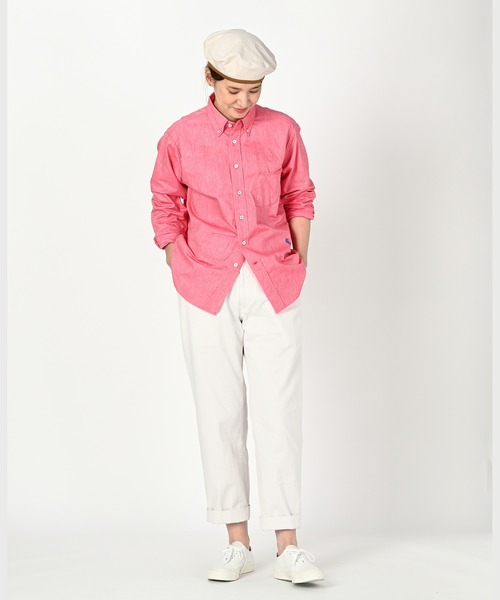 45R（フォーティファイブアール）の「ジンバオックスの908オーシャンシャツ（シャツ/ブラウス・レディース・ホワイト/ブルー/レッド・X-SMALL/SMALL）」の5枚目の写真