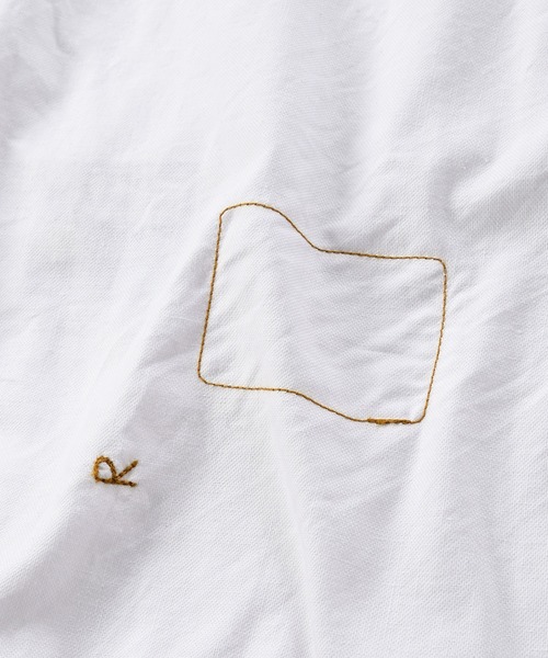 45R（フォーティファイブアール）の「ジンバオックスの908オーシャンシャツ（シャツ/ブラウス・レディース・ホワイト/ブルー/レッド・X-SMALL/SMALL）」の18枚目の写真