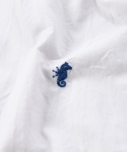 45R（フォーティファイブアール）の「ジンバオックスの908オーシャンシャツ（シャツ/ブラウス・レディース・ホワイト/ブルー/レッド・X-SMALL/SMALL）」の17枚目の写真