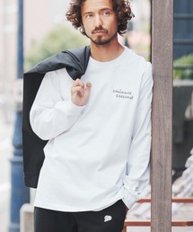 mlt3904-9oz USA cotton long sleeves cut&sewn with emb.& heart カットソー