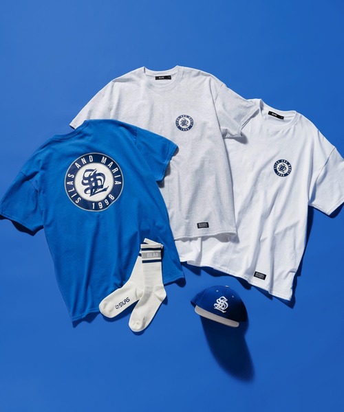 SILAS(サイラス)の「EMBLEM CAP BLUE サイラスエンブレムキャップブルー(キャップ・メンズ・ブルー・ONE SIZE)」の3枚目の写真