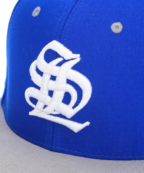 SILAS(サイラス)の「EMBLEM CAP BLUE サイラスエンブレムキャップブルー(キャップ・メンズ・ブルー・ONE SIZE)」の4枚目の写真