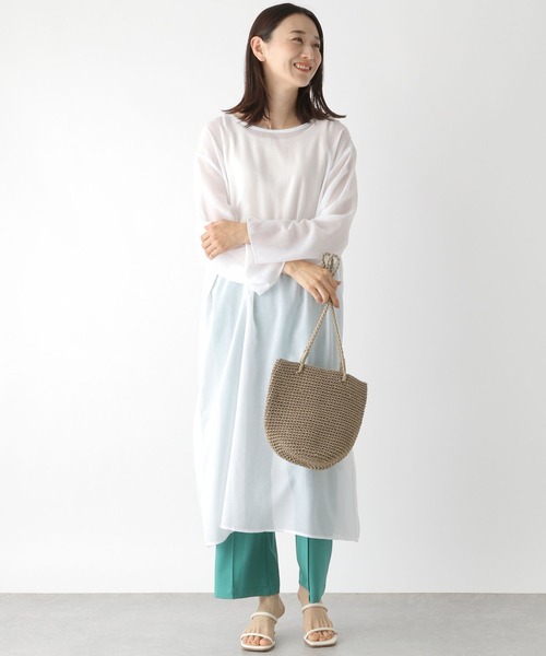 LEPSIM（レプシィム）の「ゼンゴギシアーワンピース　297188（ワンピース・レディース・ブラック/ブラウン/オフホワイト・FREE）」の13枚目の写真