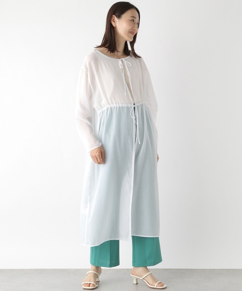 LEPSIM（レプシィム）の「ゼンゴギシアーワンピース　297188（ワンピース・レディース・ブラック/ブラウン/オフホワイト・FREE）」の4枚目の写真