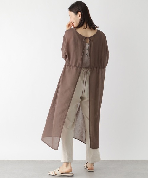 LEPSIM（レプシィム）の「ゼンゴギシアーワンピース　297188（ワンピース・レディース・ブラック/ブラウン/オフホワイト・FREE）」の7枚目の写真