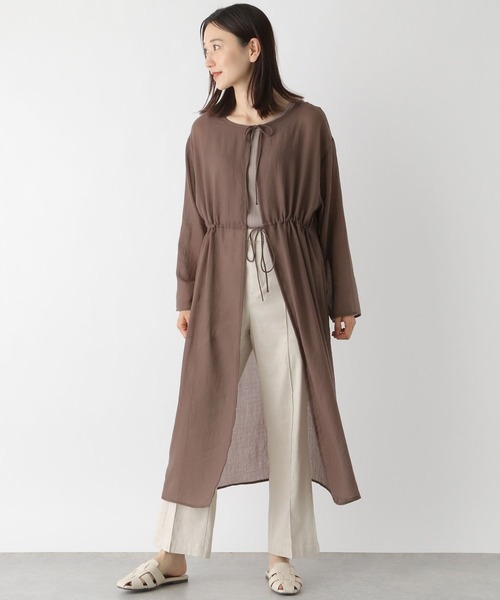 LEPSIM（レプシィム）の「ゼンゴギシアーワンピース　297188（ワンピース・レディース・ブラック/ブラウン/オフホワイト・FREE）」の9枚目の写真