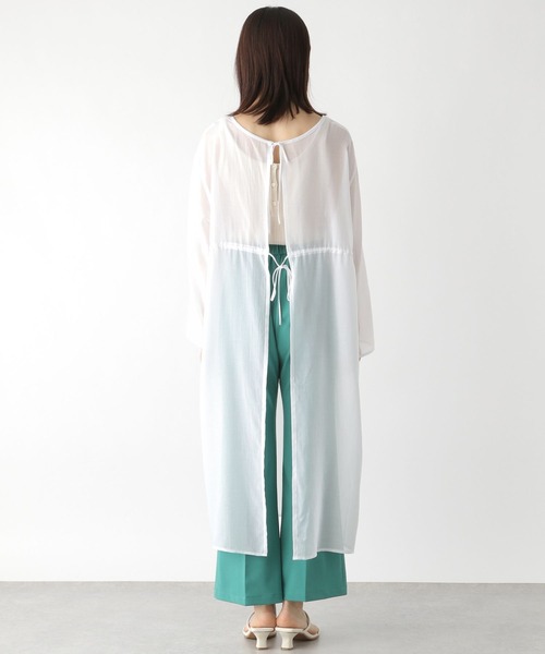 LEPSIM（レプシィム）の「ゼンゴギシアーワンピース　297188（ワンピース・レディース・ブラック/ブラウン/オフホワイト・FREE）」の14枚目の写真