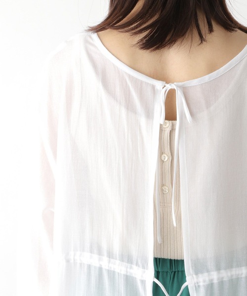 LEPSIM（レプシィム）の「ゼンゴギシアーワンピース　297188（ワンピース・レディース・ブラック/ブラウン/オフホワイト・FREE）」の5枚目の写真