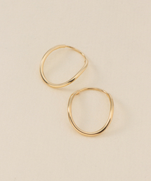 AP STUDIO | 【BAR JEWELLERY / バージュエリー】Mini curve hoop pierce(ピアス（両耳用）)