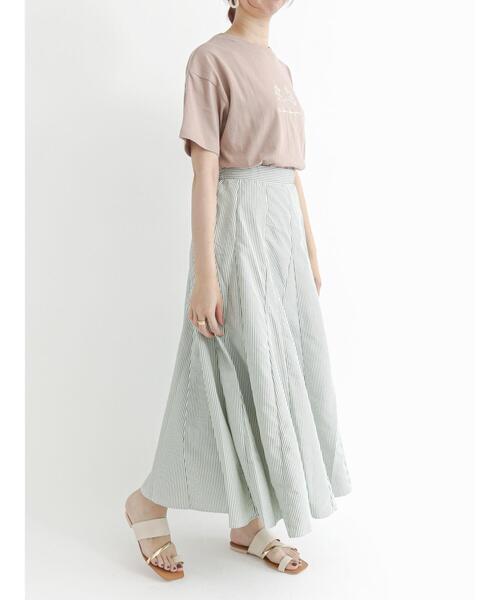 Te chichi TERRASSE（テチチテラス）の「ストライプボリュームスカート（スカート・レディース・ブラック/ブルー/グリーン・ﾌﾘ-）」の20枚目の写真