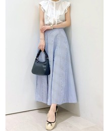 ストライプボリュームスカート