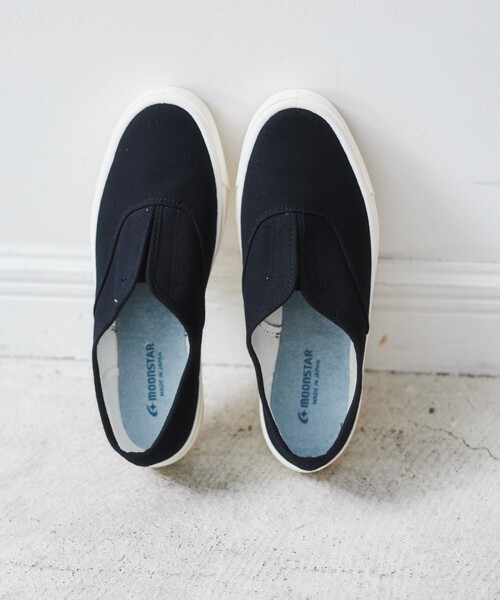 MoonStar（ムーンスター）の「MOONSTAR（ムーンスター）SKOOLER KACKS（スリッポン・レディース・ホワイト/ブラック・23/24）」の6枚目の写真