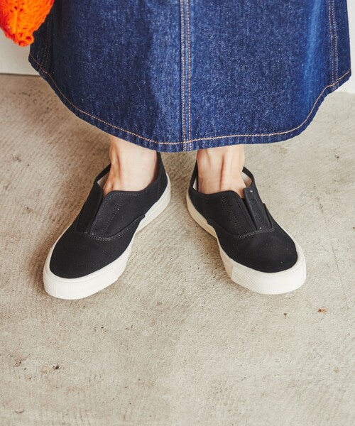 MoonStar（ムーンスター）の「MOONSTAR（ムーンスター）SKOOLER KACKS（スリッポン・レディース・ホワイト/ブラック・23/24）」の7枚目の写真