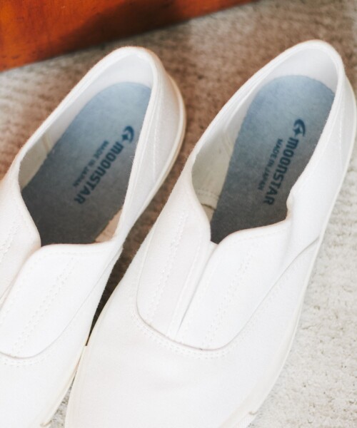 MoonStar（ムーンスター）の「MOONSTAR（ムーンスター）SKOOLER KACKS（スリッポン・レディース・ホワイト/ブラック・23/24）」の9枚目の写真