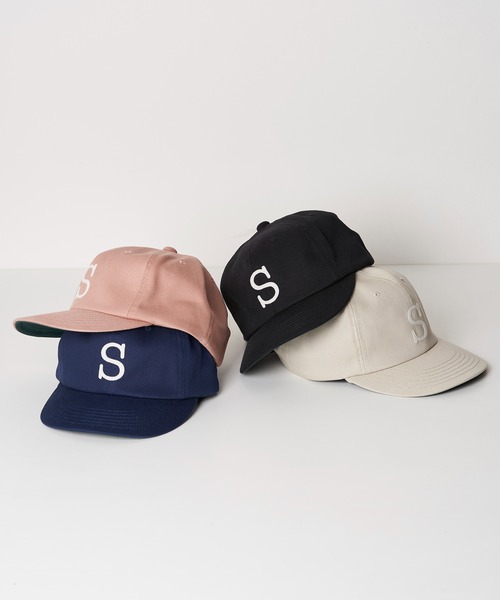 Mighty Shine（マイティシャイン）の「WAPPEN CLASSIC B.B CAP/MIGHT SHINE マイティシャイン 1224005（キャップ・メンズ・ブラック/ベージュ/ネイビー/ピンク・FREE）」の5枚目の写真