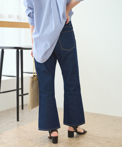 JOURNAL STANDARD（ジャーナルスタンダード）の「フレアパンツ（デニムパンツ・レディース・ネイビー/ブルー系その他・40/38/36）」の8枚目の写真