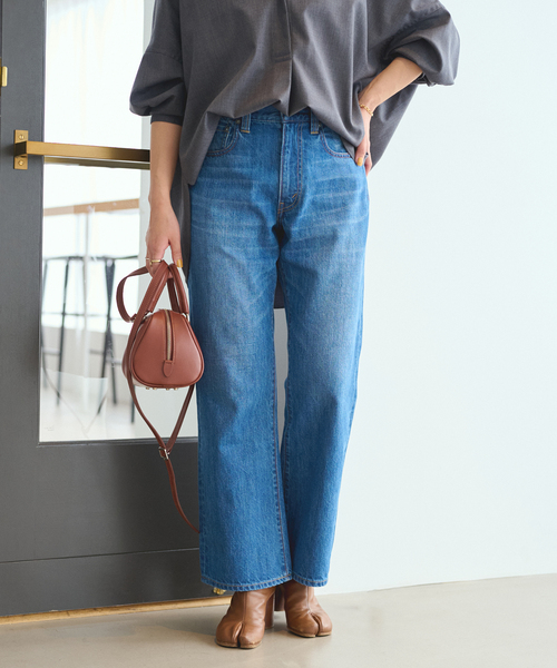 JOURNAL STANDARD（ジャーナルスタンダード）の「フレアパンツ（デニムパンツ・レディース・ネイビー/ブルー系その他・40/38/36）」の10枚目の写真