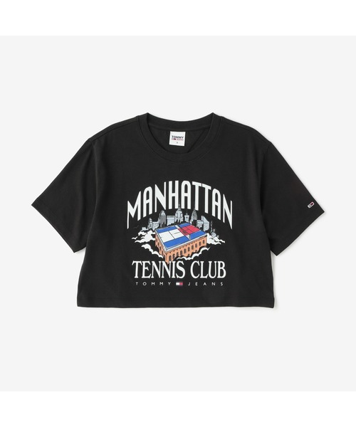 tommy jeans(トミー ジーンズ)の「スーパークロップドテニスクラブTシャツ(Tシャツ/カットソー・レディース・ブラック/ピンク・MEDIUM/SMALL/X-SMALL)」の15枚目の写真