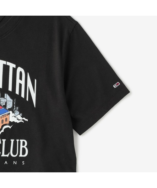 tommy jeans(トミー ジーンズ)の「スーパークロップドテニスクラブTシャツ(Tシャツ/カットソー・レディース・ブラック/ピンク・MEDIUM/SMALL/X-SMALL)」の14枚目の写真