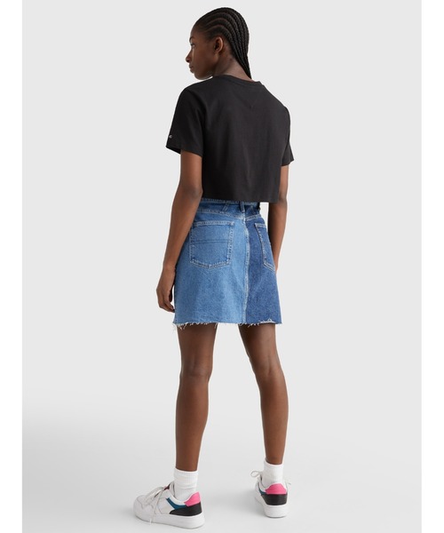 tommy jeans(トミー ジーンズ)の「スーパークロップドテニスクラブTシャツ(Tシャツ/カットソー・レディース・ブラック/ピンク・MEDIUM/SMALL/X-SMALL)」の5枚目の写真
