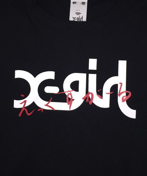 X-girl（エックスガール）の「【HIDDEN CHAMPION掲載】MAMI FOR XGIRL S/S BIG TEE（Tシャツ/カットソー・レディース・ホワイト/ブラック・ONE SIZE）」の9枚目の写真
