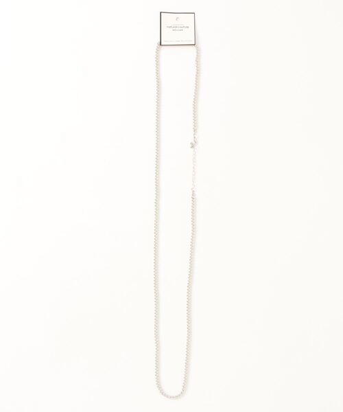 natural couture(ナチュラルクチュール)の「ロングボールチェーンネックレス(ネックレス・レディース・シルバー/ゴールド・FREE)」の9枚目の写真