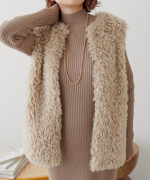 natural couture(ナチュラルクチュール)の「ロングボールチェーンネックレス(ネックレス・レディース・シルバー/ゴールド・FREE)」の10枚目の写真