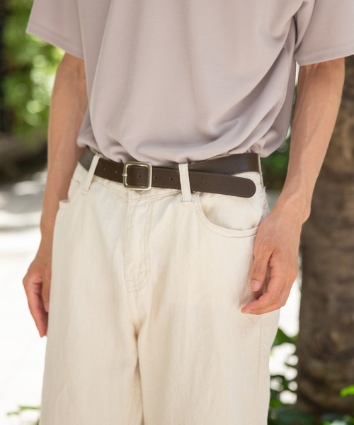 ALAND(エーランド)の「【UNISEX】3.3 Field Trip/スクエアベルト 30 2163930(ベルト・レディース・ベージュ/ブラウン/ブラック・FREE)」の4枚目の写真