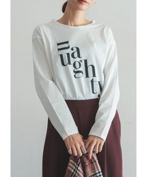 FIL DE FER | ノーティープリント　長袖TEE(Tシャツ/カットソー)