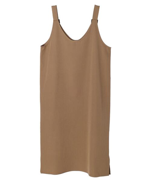 Green Parks(グリーンパークス)の「サス付きジャンスカ(ジャンパースカート・レディース・ブラック/ベージュ・FREE)」の21枚目の写真