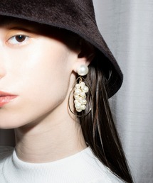 EIMY ISTOIRE | ボリュームパールイヤリング(イヤリング)