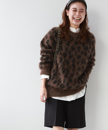 JOURNAL STANDARD relume（ジャーナルスタンダード　レリューム）の「《追加》モヘヤミックスレオパードプルオーバー（ニット/セーター）」