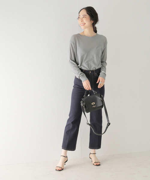 plage（プラージュ）の「シアーロンT（Tシャツ/カットソー・レディース・ホワイト/グレー・FREE）」の3枚目の写真