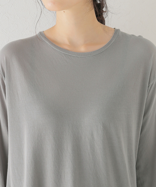 plage（プラージュ）の「シアーロンT（Tシャツ/カットソー・レディース・ホワイト/グレー・FREE）」の11枚目の写真