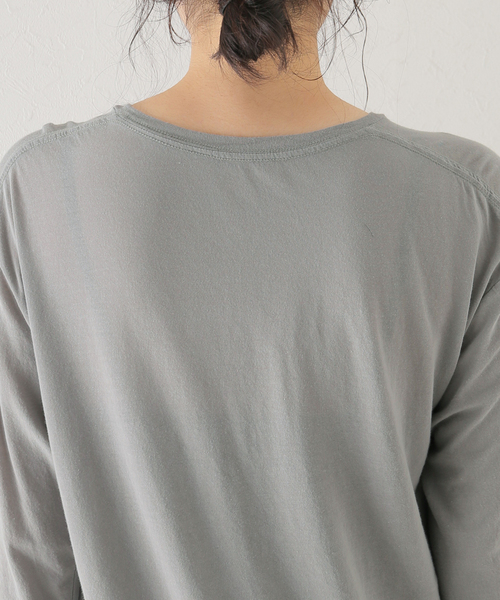 plage（プラージュ）の「シアーロンT（Tシャツ/カットソー・レディース・ホワイト/グレー・FREE）」の12枚目の写真