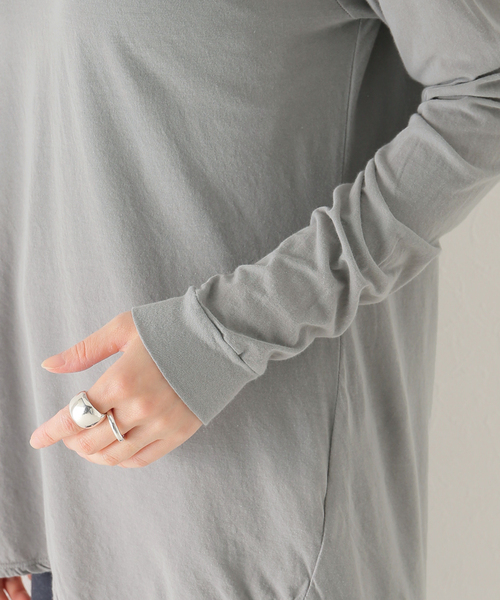 plage（プラージュ）の「シアーロンT（Tシャツ/カットソー・レディース・ホワイト/グレー・FREE）」の14枚目の写真