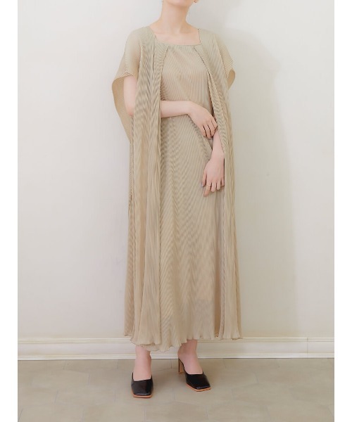 pleats over dress