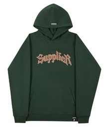 SUPPLIER | A'GEM/9 × .kom『SUPPLIER/サプライヤー』PYTHON IRON LOGO HOODIE/パイソン アイアンロゴ プルオーバーパーカー(パーカー)