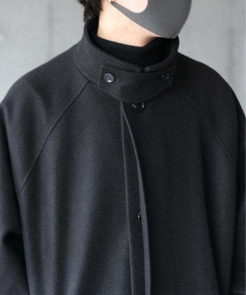 y/m by れぽすけ（イムバイレポスケ）の「ロングベルテッド2wayスタンドカラーコート（その他アウター・メンズ・ブラック/ブラウン・MEDIUM/LARGE）」の12枚目の写真