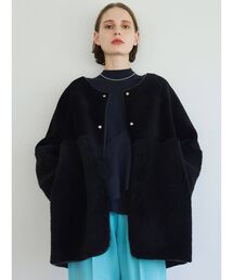 ELENDEEK（エレンディーク）の「ウールボアリバーシブルショートコート（その他アウター）」