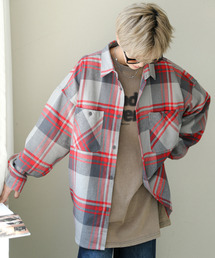 neos | 【neos -addictive design-】ルーズシルエット レトロ チェック オーバー ツイル シャツ(シャツ/ブラウス)