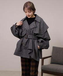 LADYMADE | フレアマント2WAYショートコート(その他アウター)